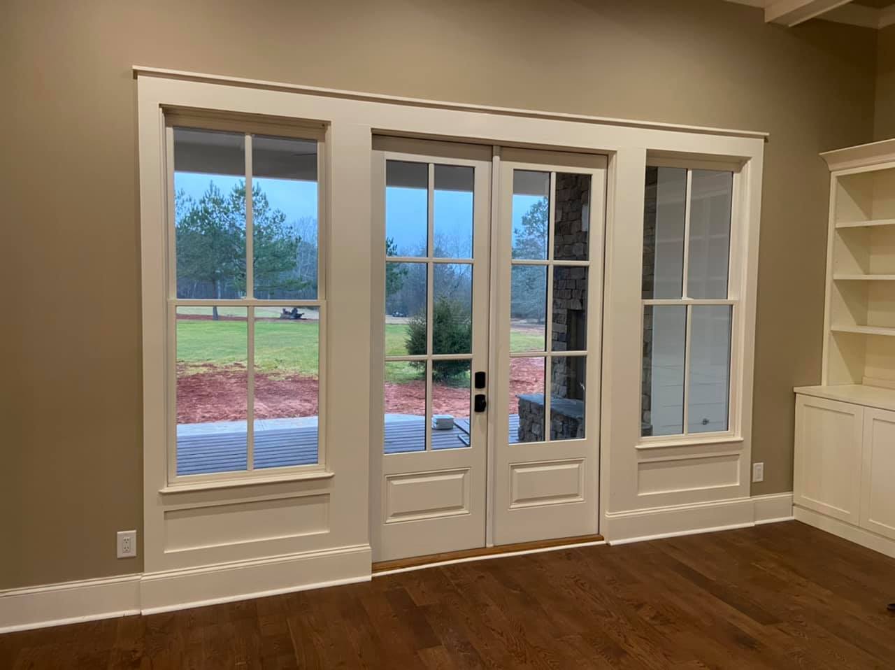 Photo of great room french doors leading to the patio